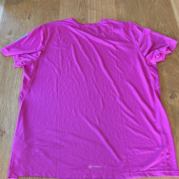 Adidas Own the Run Short Sleeve T-shirt - XL - Pink - Picture 7 of 8